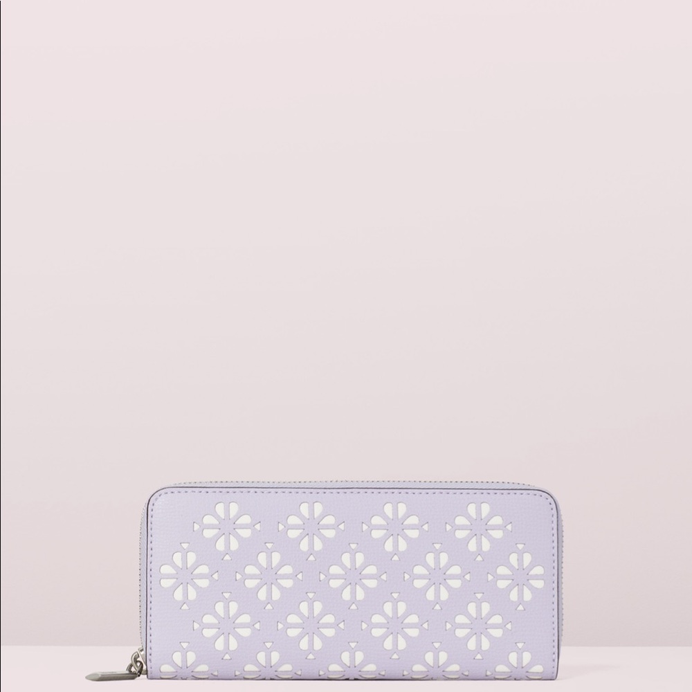 Kate Spade Sylvia Perforated Wallet EUC